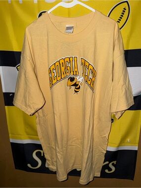 Southland Graphics Gildan Georgia Tech Yellowjackets Graphic T Shirt Mens XL NWT